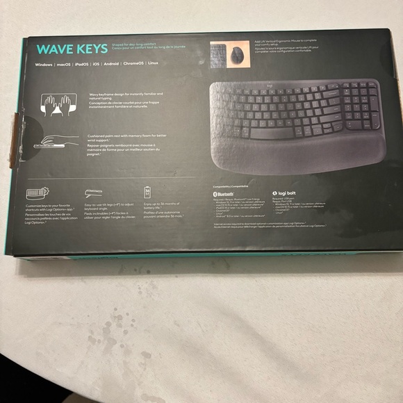 Logitech Wave Keys Bluetooth Keyboard - Picture 9 of 11